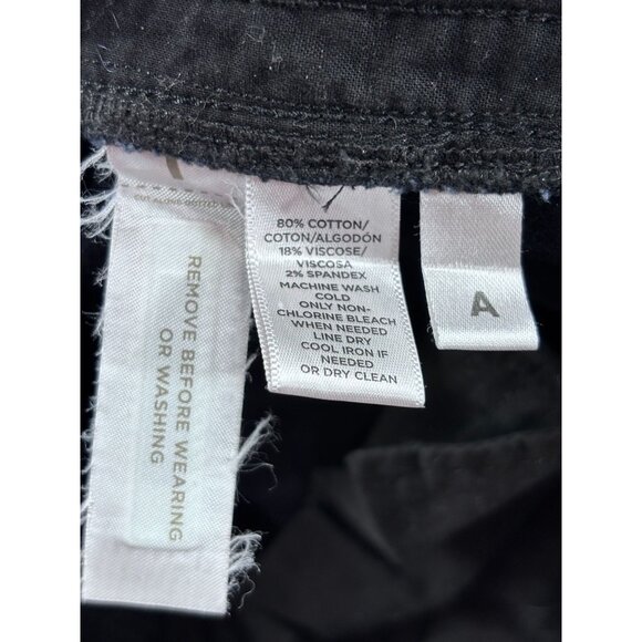 Loft Modern Skinny Black Pants 30/10 - Picture 13 of 13